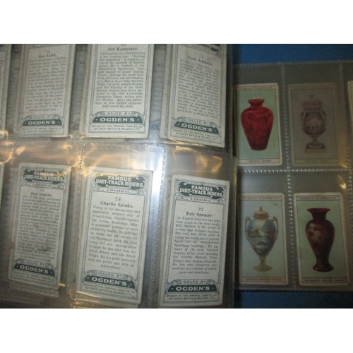 41 - A large quantity of vintage cigarette cards, various companies, all in used condition, some complete... 