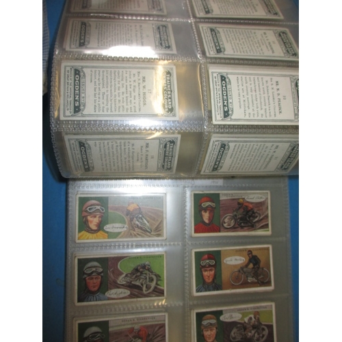 41 - A large quantity of vintage cigarette cards, various companies, all in used condition, some complete... 