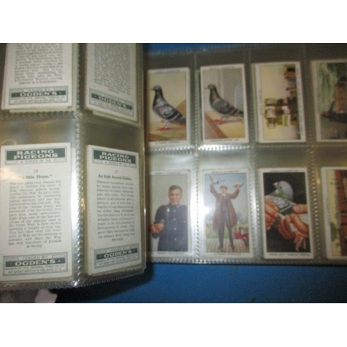 41 - A large quantity of vintage cigarette cards, various companies, all in used condition, some complete... 