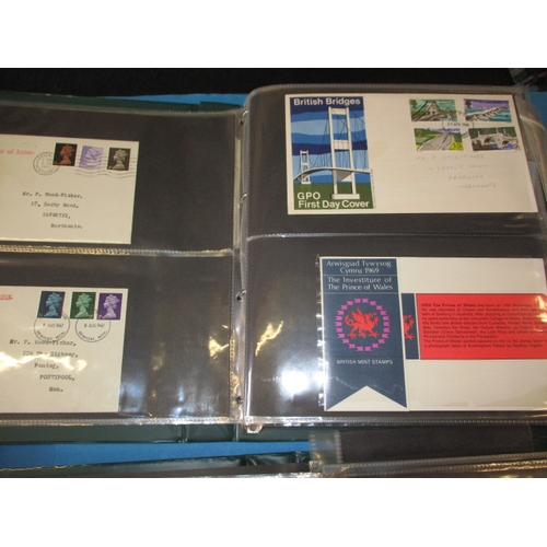 42 - A large quantity of vintage postcards and first day cover stamps, all in used condition