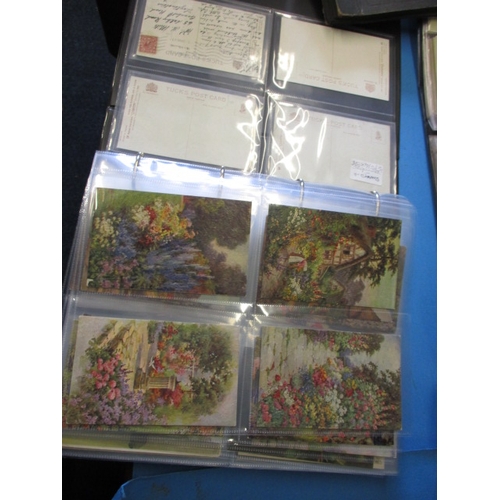 42 - A large quantity of vintage postcards and first day cover stamps, all in used condition