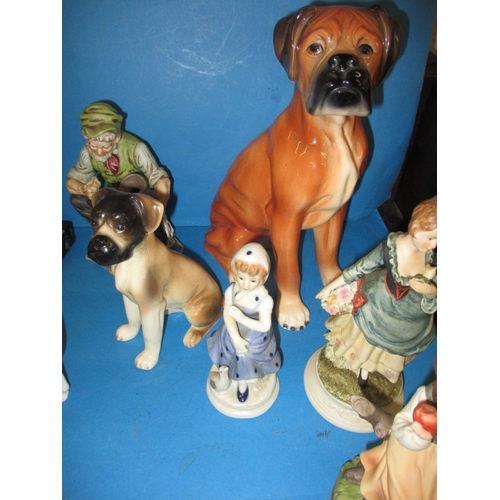 52 - A quantity of mixed ceramic items, to include a Beswick horse, all in pre-owned condition, some with... 