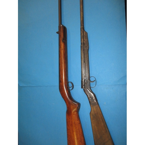 59 - Two vintage air rifles, both .177 and in working order with use-related marks