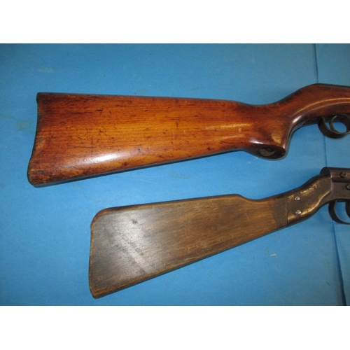 59 - Two vintage air rifles, both .177 and in working order with use-related marks