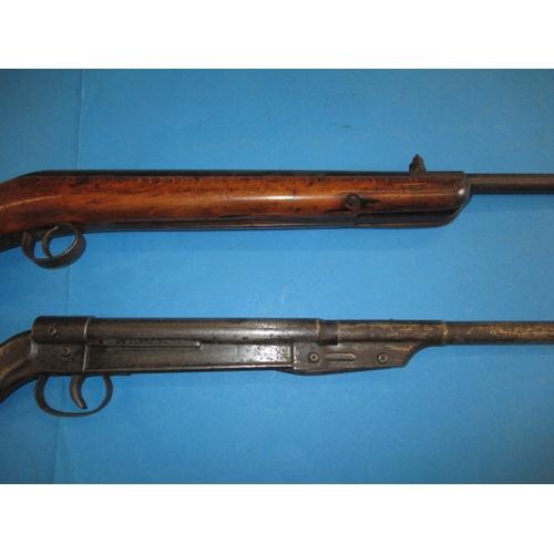 59 - Two vintage air rifles, both .177 and in working order with use-related marks