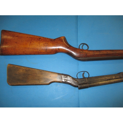 59 - Two vintage air rifles, both .177 and in working order with use-related marks