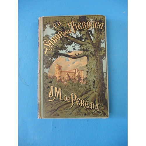 79 - A first edition book dated 1882, El Sabor De La Tierruca, D. Jose Maria De Pereda, in used condition... 