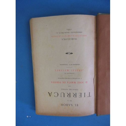 79 - A first edition book dated 1882, El Sabor De La Tierruca, D. Jose Maria De Pereda, in used condition... 