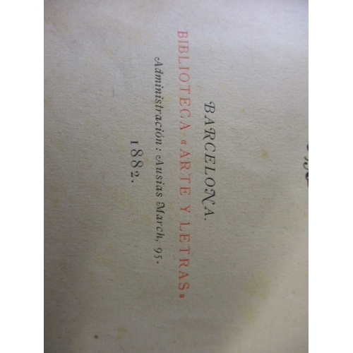 79 - A first edition book dated 1882, El Sabor De La Tierruca, D. Jose Maria De Pereda, in used condition... 