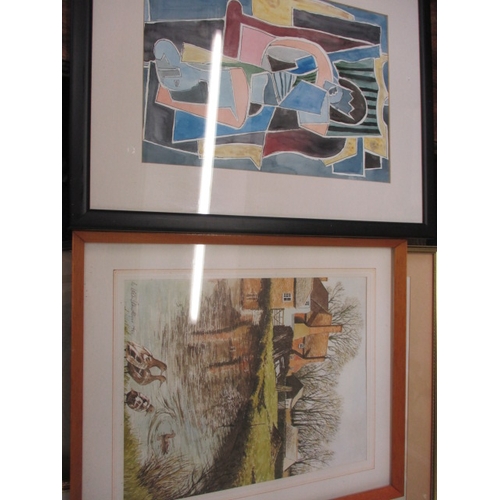 83 - A large quantity of framed pictures, paintings and prints, all in useable pre-owned condition