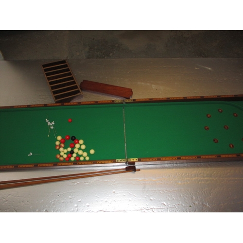 89 - An antique table top bagatelle board by Austin of St Andrews Street, Dublin, folds and packs away fo... 