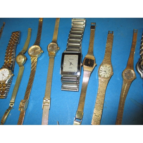 136 - A parcel of costume jewellery and watches, to include some silver items, all in used condition