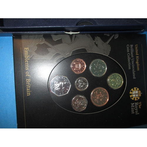 212 - A small parcel of commemorative collectors coins, all uncirculated