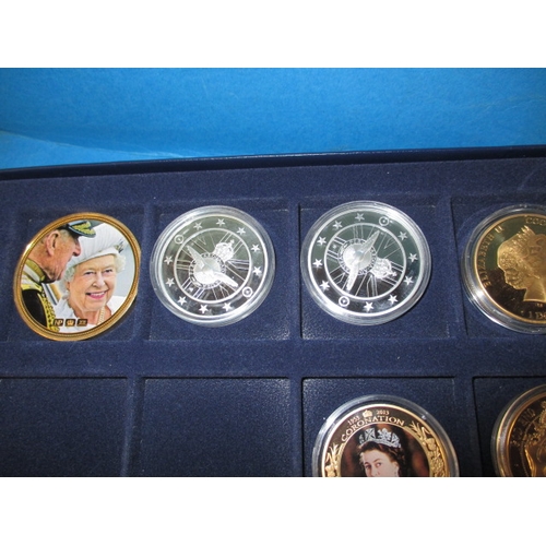 212 - A small parcel of commemorative collectors coins, all uncirculated