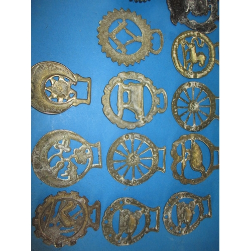 213 - A large quantity of vintage horse brasses, various ages, all in used condition