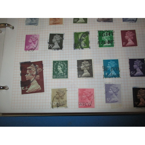 214 - Three albums of stamps, to include pre-decimal examples and first day covers, all in used condition