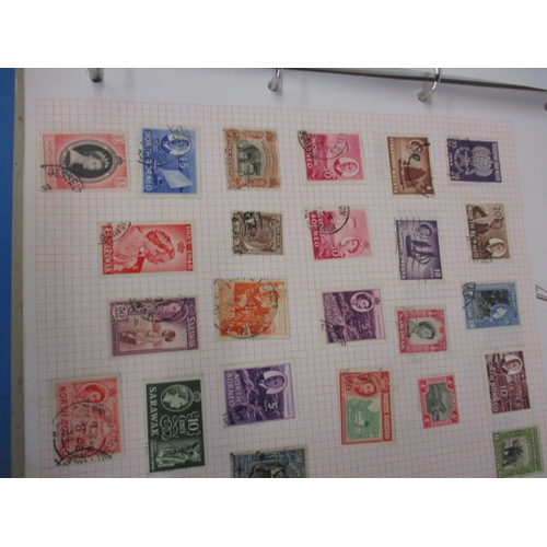 214 - Three albums of stamps, to include pre-decimal examples and first day covers, all in used condition