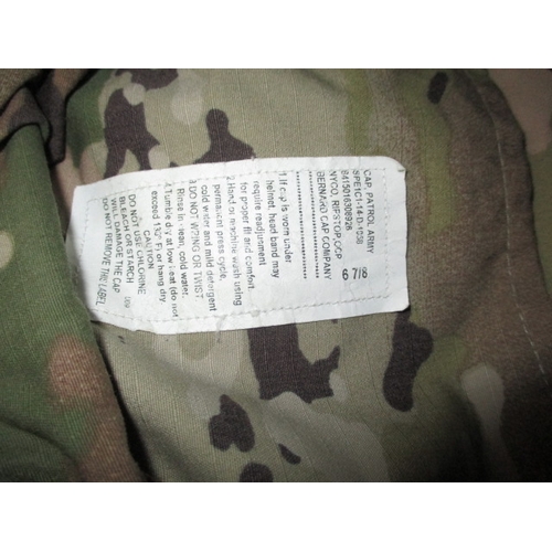 224 - A vintage United States Air Force tunic jacket and army cap. In useable pre-owned condition, with or... 