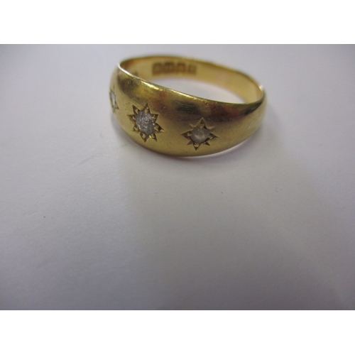 1 - A vintage 18ct yellow gold 3 stone diamond ring and a 9ct signet, approx. ring sizes ‘P & X’, approx... 