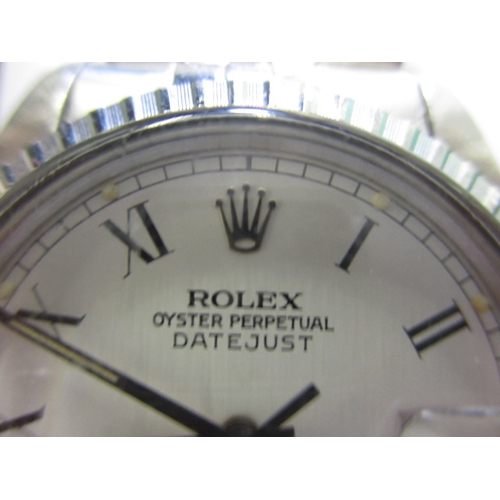 78 - A 1983 Rolex Oyster Perpetual Datejust in current working order with box, original guarantee from Sw... 