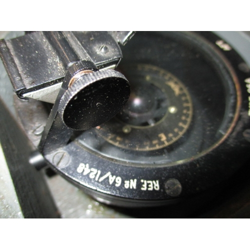 259 - A 1943 Air Ministry hand bearing compass in fitted wood case, from the estate of the late polar expl... 