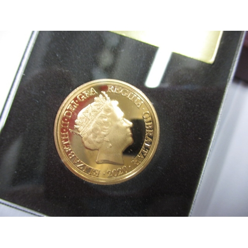 88 - A 2020 proof gold sovereign by the London mint office, in original box with certificate