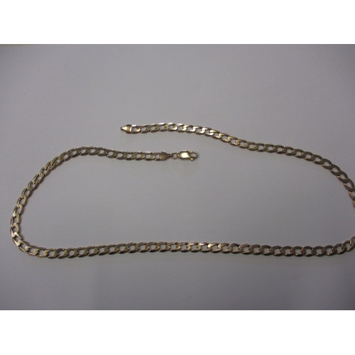 44 - A 9ct yellow gold necklace chain, approx. linear length 55cm, approx. weight 23.7g in good useable p... 