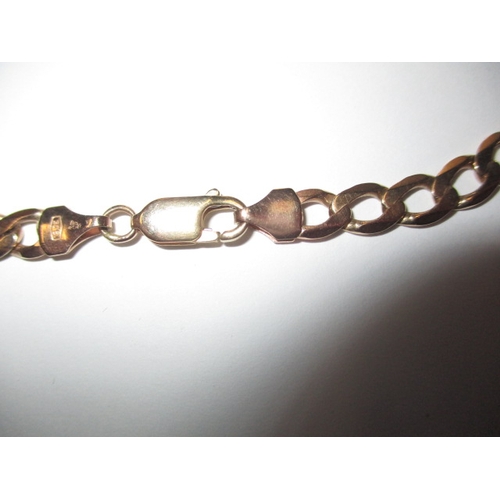 44 - A 9ct yellow gold necklace chain, approx. linear length 55cm, approx. weight 23.7g in good useable p... 