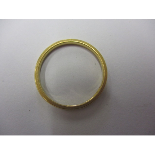 33 - A vintage 22ct yellow gold wedding band, approx. ring size ‘L’, approx. width 1.8mm, approx. weight ... 