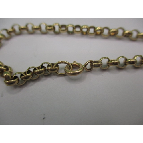 64 - A 9ct yellow gold necklace chain with an 18ct diamond set cross pendant, approx. linear length 60cm,... 