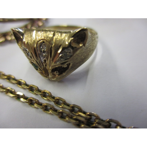 66 - A parcel of gold and yellow metal jewellery items, most marked for 9ct, all in used condition, appro... 