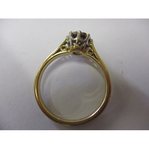 11 - A vintage 18ct yellow gold diamond solitaire ring, approx. ring size ‘L’ approx. weight 2.7g in usea... 