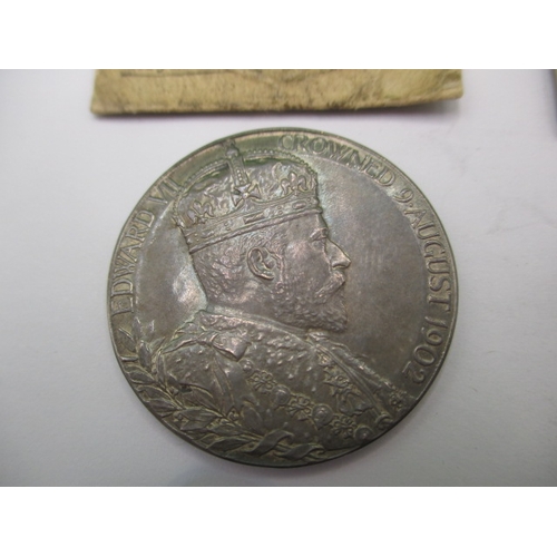 251 - Three Royal Mint silver coronation medals, two with original paper sleeve, dated 1902 and 1911