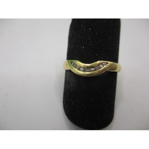 13 - An 18ct yellow gold and diamond ring, approx. ring size ‘M’, approx. weight 2.2g in useable pre-owne... 