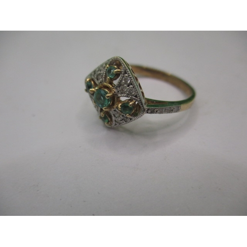 15 - A vintage dress ring marked 375, approx. ring size ‘M’ approx. weight 2.2g in useable pre-owned cond... 