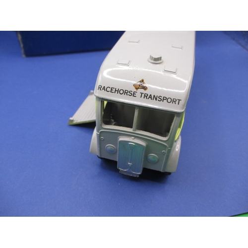 243 - A Dinky Supertoys 979 Racehorse Transporter, with original box and model in near mint condition