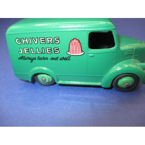 247 - A Dinky Toys 452 Trojan 15 CWT van for Chivers Jellies, with original box which has had flap re-stuc... 