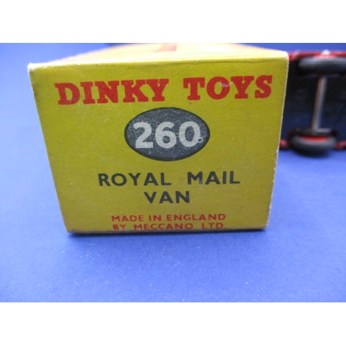 249 - A Dinky Toys 260 Royal Mail Van, with original box, in excellent condition with minor use-related ma... 