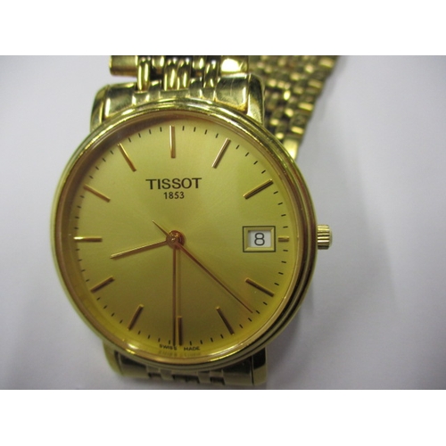 83 - A Tissot 870/970 quartz watch, with date window, in good working order