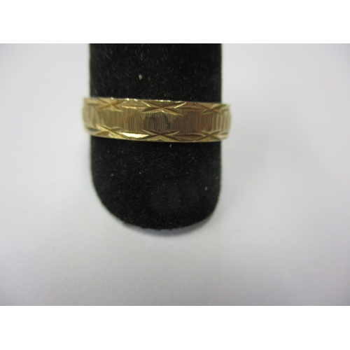 37 - Two 9ct gold rings, approx. sizes ‘ G & K’, approx. gross parcel weight 2.37g both in useable pre-ow... 