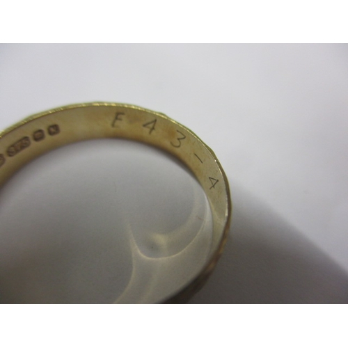 37 - Two 9ct gold rings, approx. sizes ‘ G & K’, approx. gross parcel weight 2.37g both in useable pre-ow... 