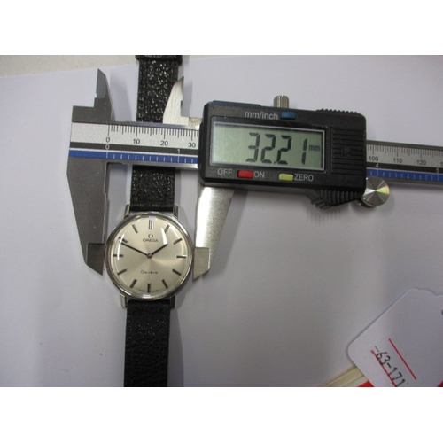 85 - A 1978 Omega wrist watch, with paperwork but no box, in current working order with light use-related... 