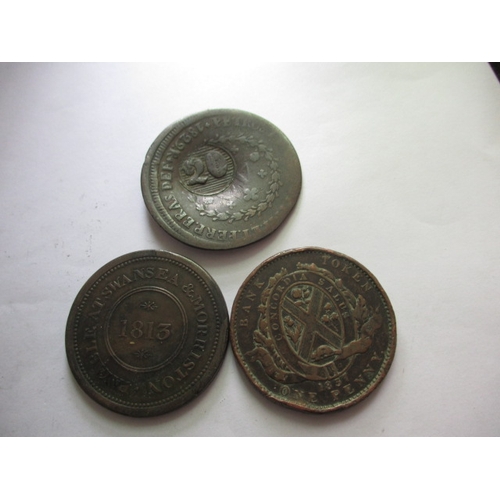 163 - A quantity of Georgian and later coins, to include silver and part silver examples and trade tokens,... 