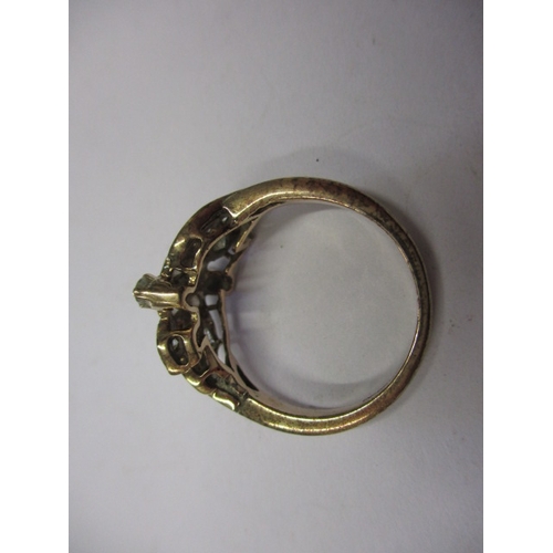 29 - A 9ct yellow gold dress ring, approx. ring size ‘M’, approx. weight 3g, in good used condition