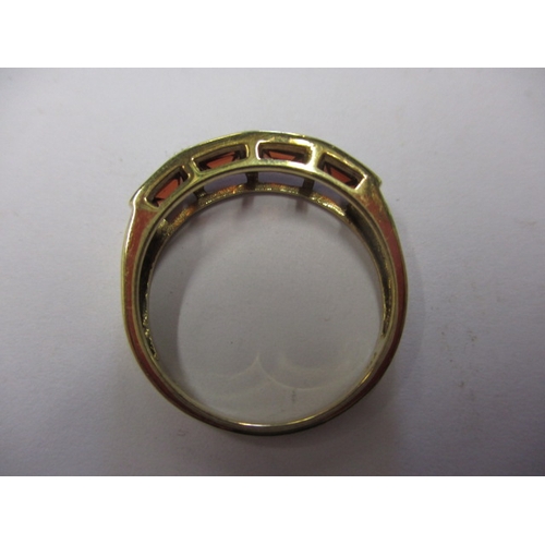 30 - A 9ct gold dress ring, approx. ring size ‘Q+’, approx. weight 2.6g, in good pre-owned condition