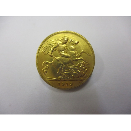 143 - Two jewellers copy half sovereigns, both dated 1913, both in good condition, approx. weight each 4g