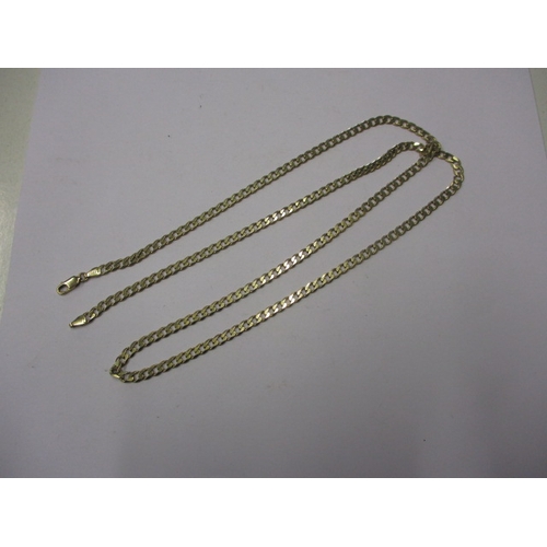 58 - A 9ct yellow gold necklace chain, approx. linear length 76cm, approx. weight 22.4g, in useable pre-o... 