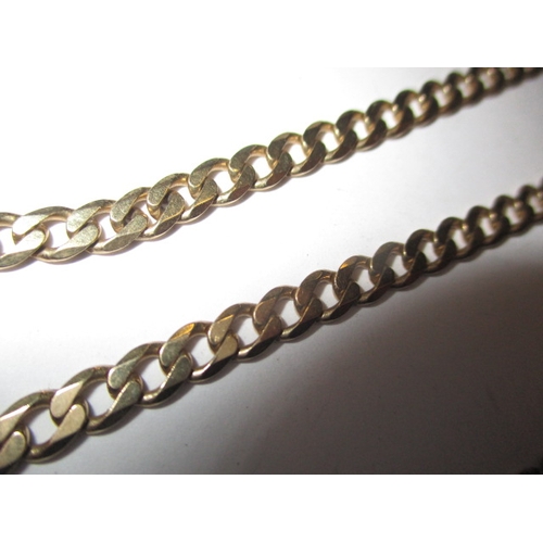 58 - A 9ct yellow gold necklace chain, approx. linear length 76cm, approx. weight 22.4g, in useable pre-o... 