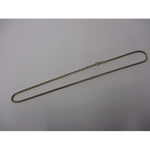 60 - A vintage 9ct yellow gold necklace chain, approx. linear length 43cm, approx. weight 8.3g, in useabl... 