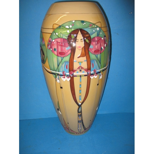 281 - A large Moorcroft “The May Queen” vase, approx. height 46cm, inspired by Charles Rennie Mackintosh s... 